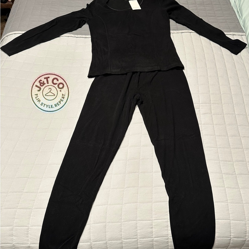 Women’s Black Pajamas Set